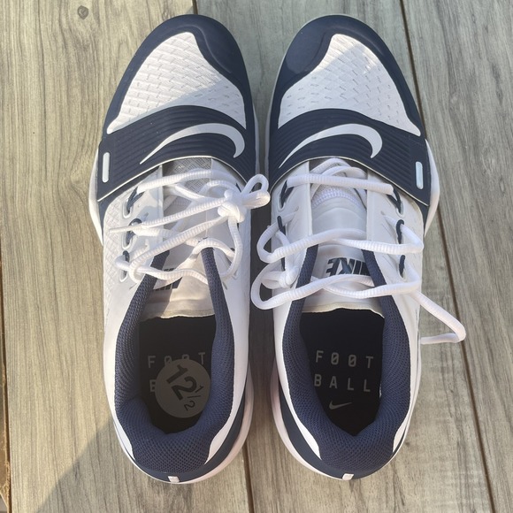 Nike Alpha Menace Turf Low Football Cleats Men 12.5 Blue BV3997-100 NEW - Picture 9 of 13